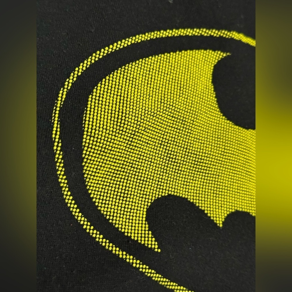 DC Batman Hoodie Black Yellow Cotton Polyester Pullover Men Size XL - Picture 8 of 11